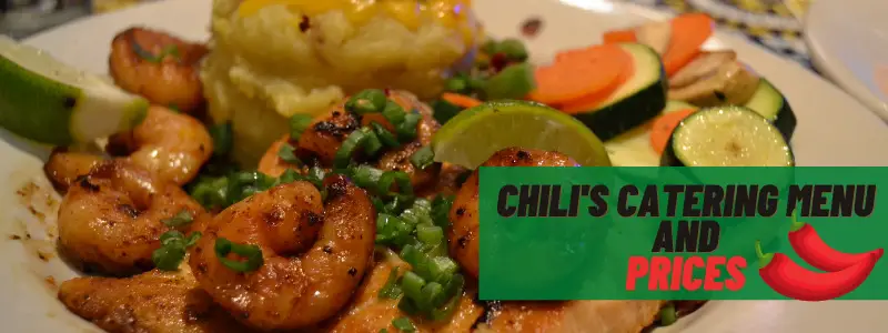Chili's catering menu