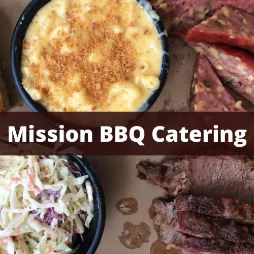 Mission BBQ Catering menu