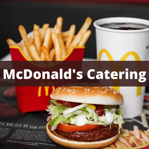 mcdonalds catering menu