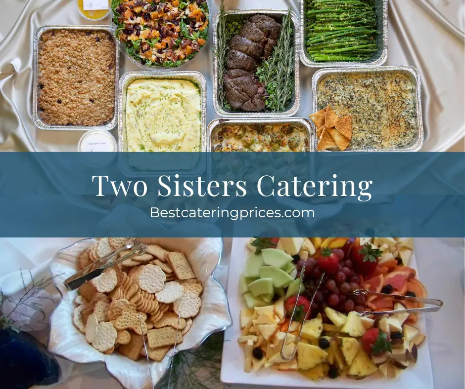 Two Sisters Catering menu