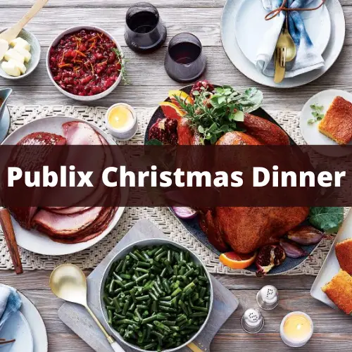 Publix Christmas Dinner menu