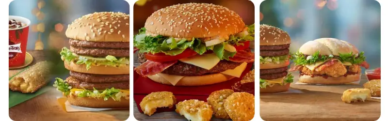 mcdonald's christmas burger