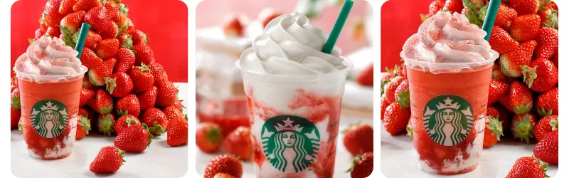 strawberry starbucks drinks menu