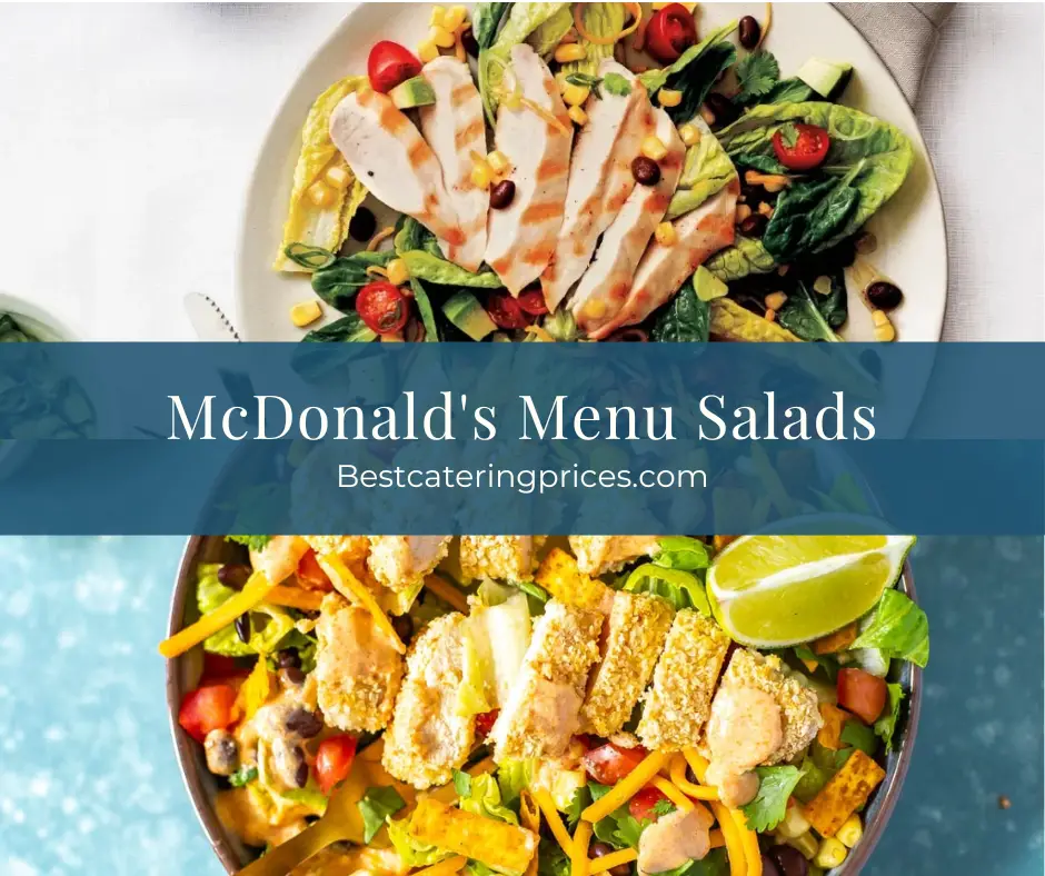 mcdonalds salads menu