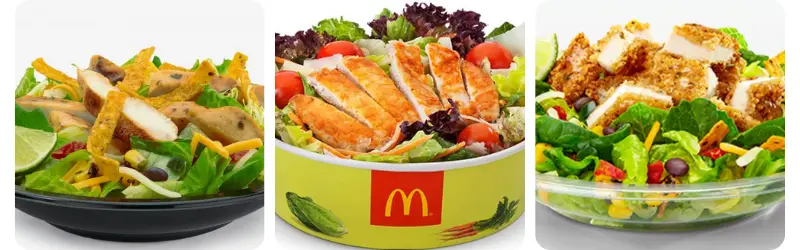 mcdonalds menu salads 2022