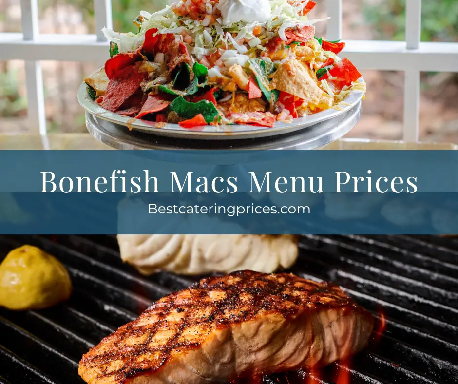 Bonefish Macs Menu with Prices