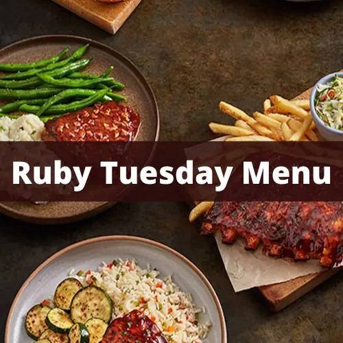 Ruby Tuesday Menu prices