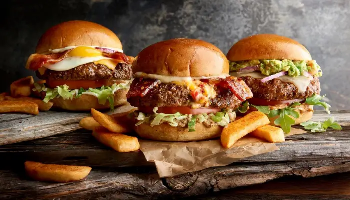 twin peaks burger menu with prices