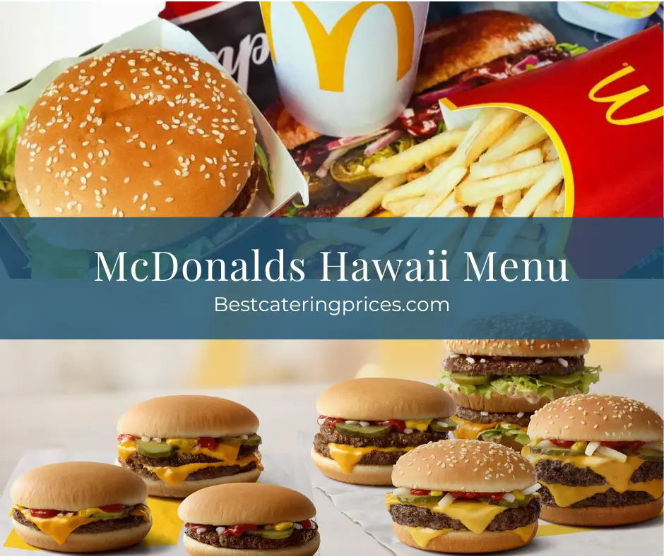 McDonalds Hawaii Menu prices