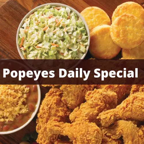 Popeyes daily special