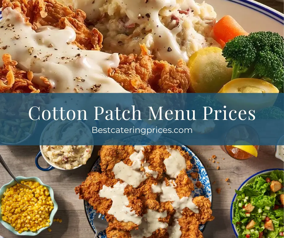 Cotton Patch Menu with Prices