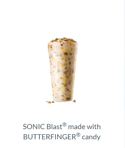 sonic blasts menu and prices