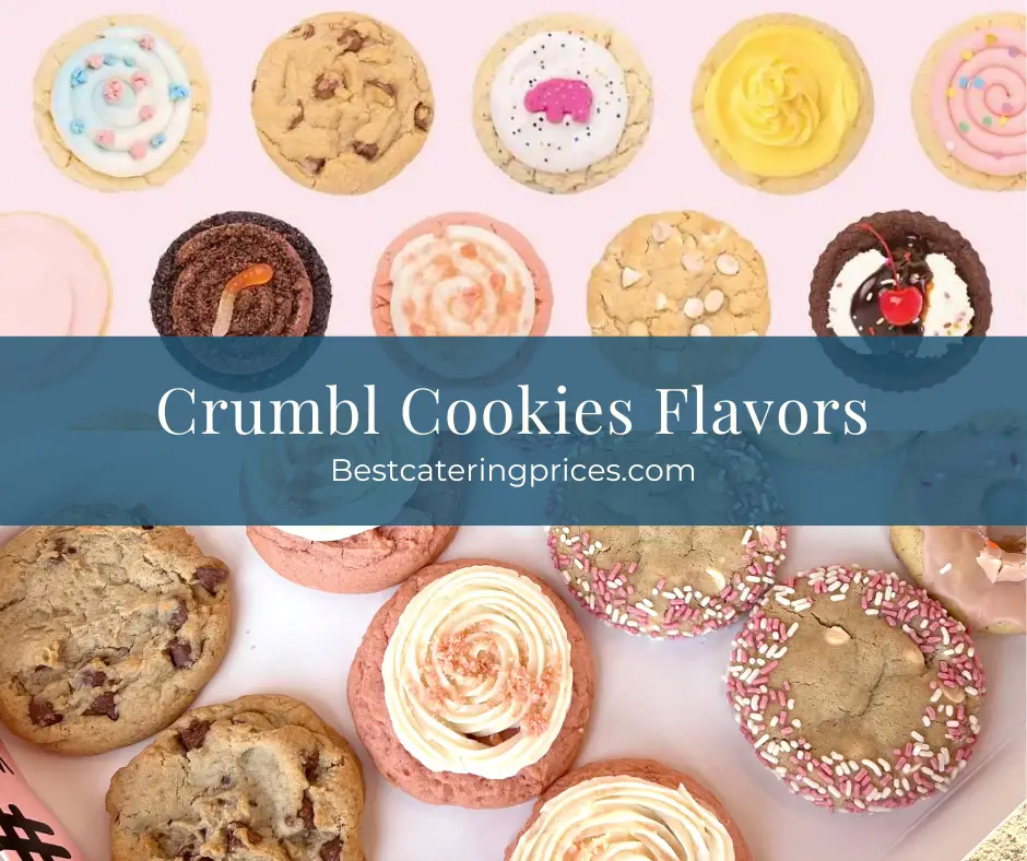 Crumbl Cookies menu prices