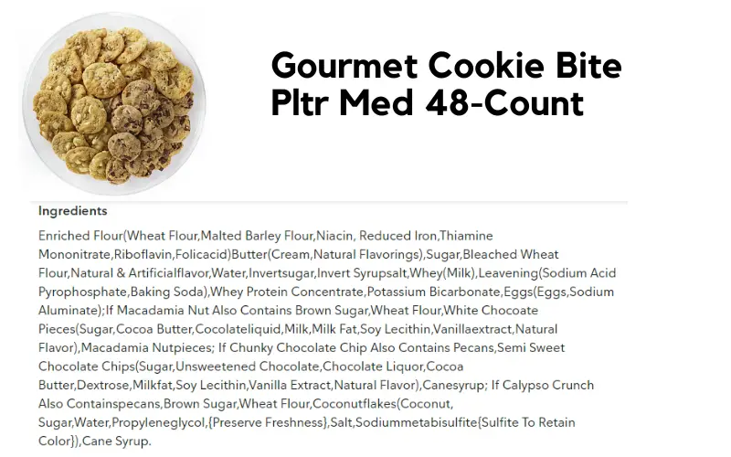Gourmet Cookie Bite Pltr Med 48-Count