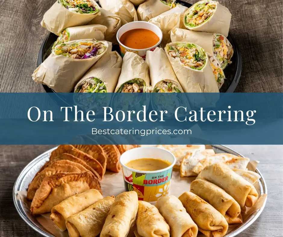 On The Border Catering menu prices