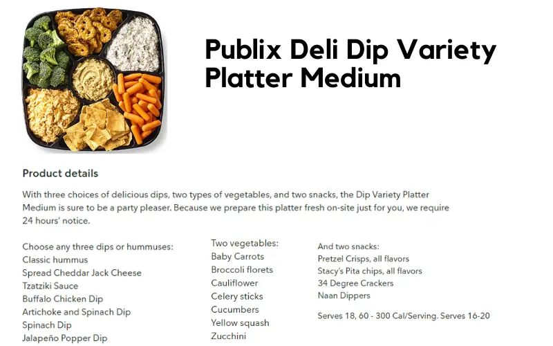 publix party platters prices