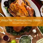 shoprite thanksgiving dinner menu