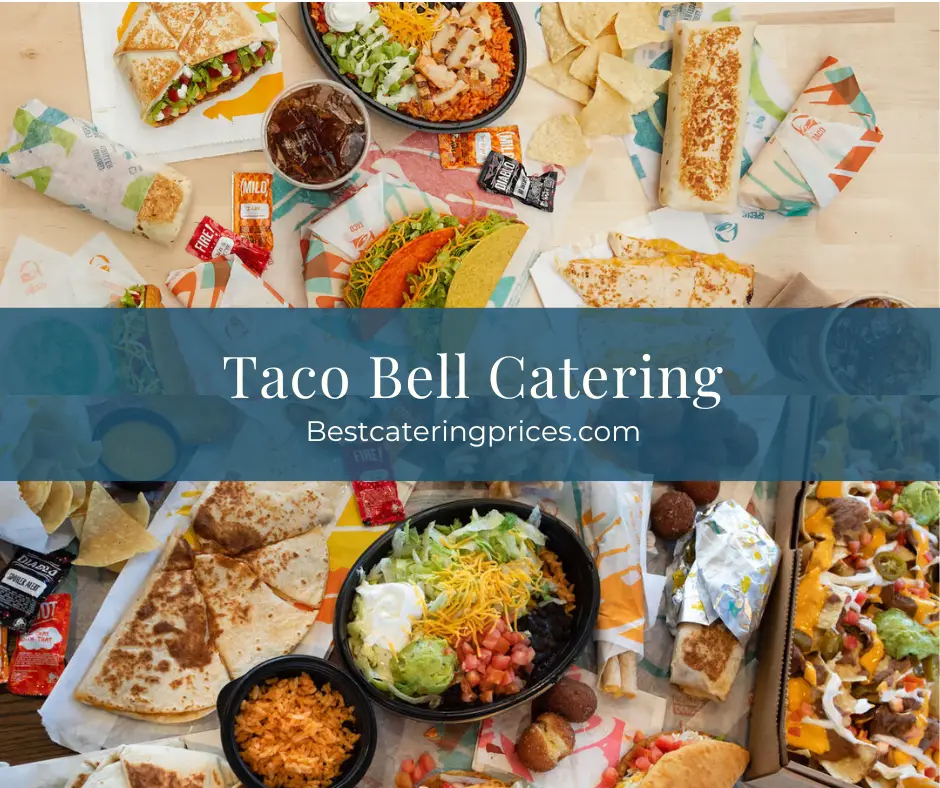 taco bell catering menu