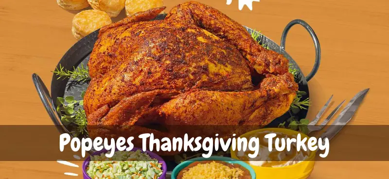 popeye's turkeys for thanksgiving