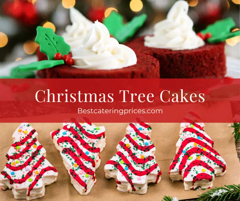 Christmas Tree Cakes, dips, ice cream