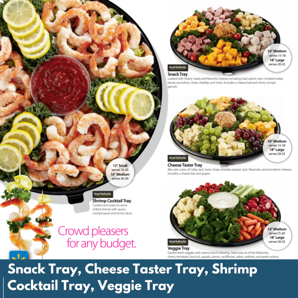 Walmart Catering Platters prices