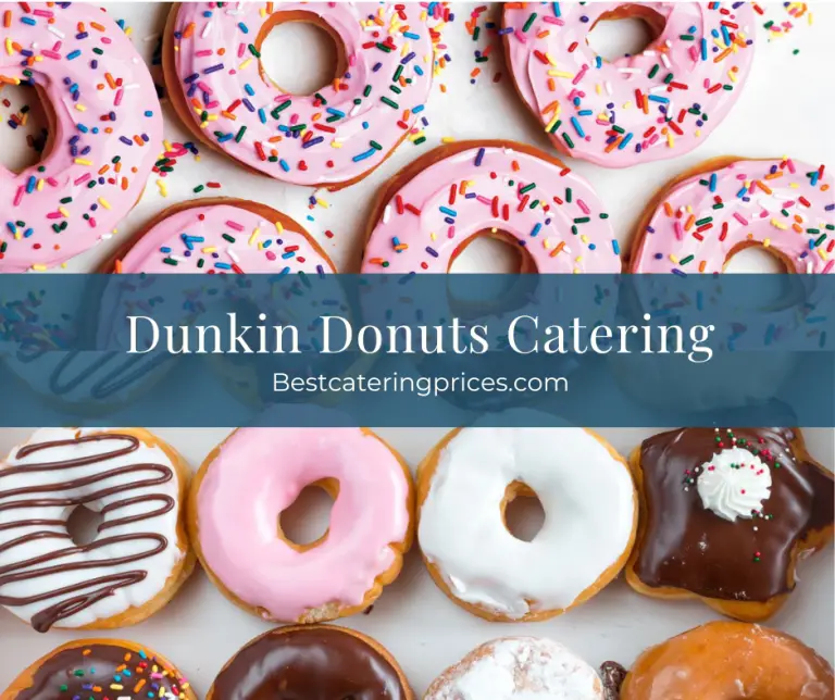 Dunkin Donuts Catering prices