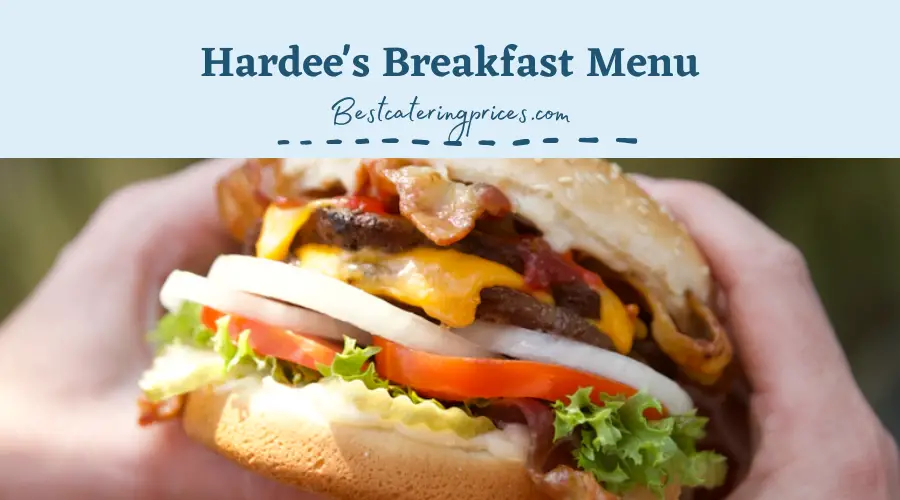 Hardee's Breakfast menu