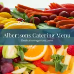 Albertsons Catering Menu prices
