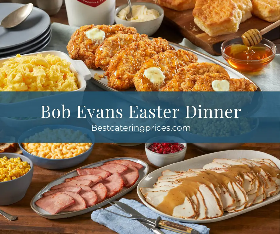 Bob Evans Easter menu