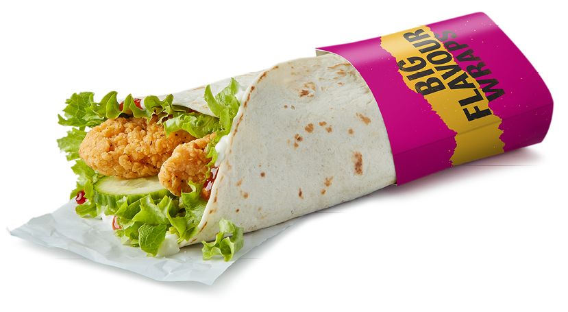 Mcdonalds top wrap of the day