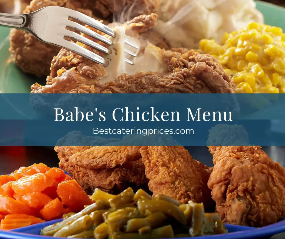 Babe's Chicken Menu with Prices
