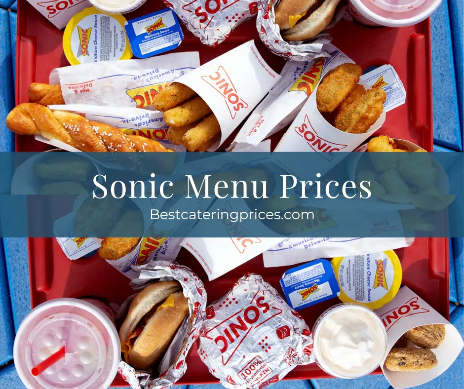Sonic Menu with Prices