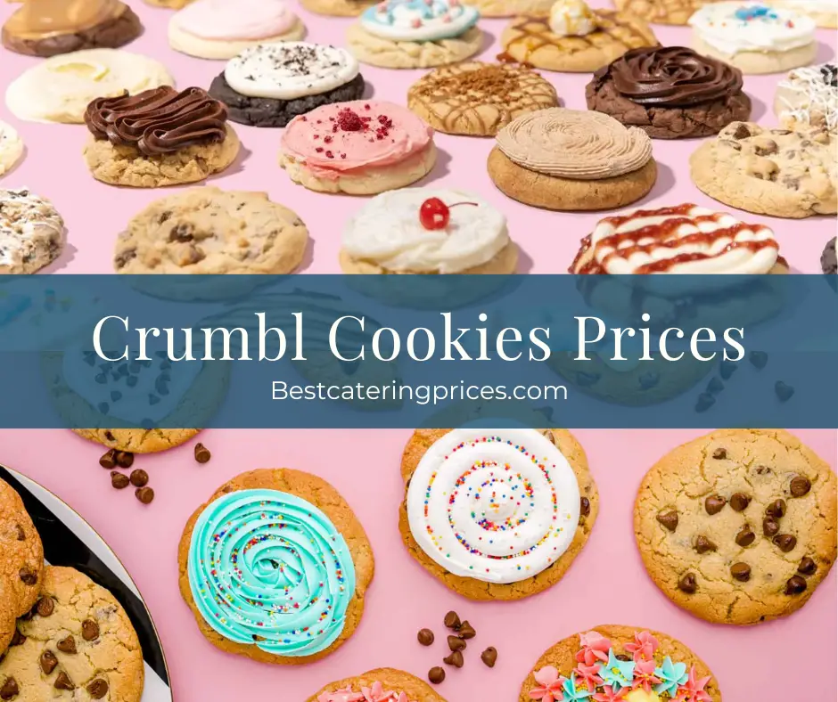 Crumbl Cookies menu Prices