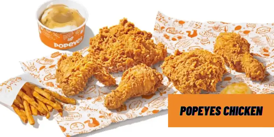 Popeyes Chicken menu