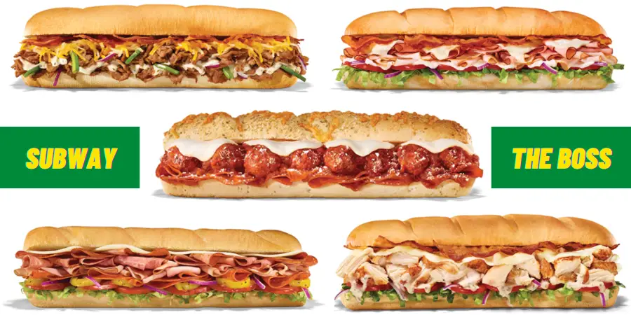 Subway the Boss Sandwich