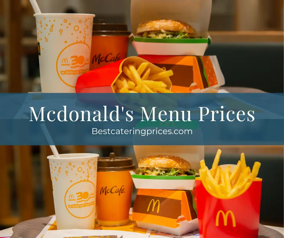 Mcdonald's Menu with Prices