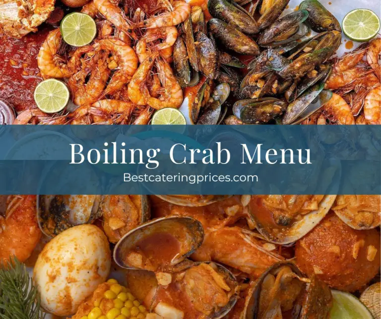 the Boiling Crab Menu