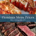 Flemings Menu with Prices