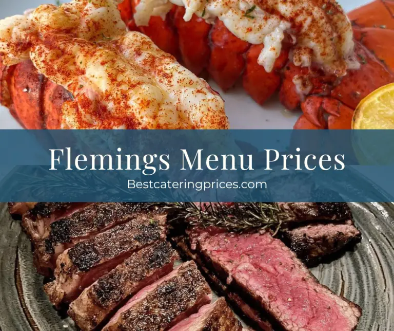 Flemings Menu with Prices