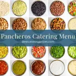 Pancheros Catering menu