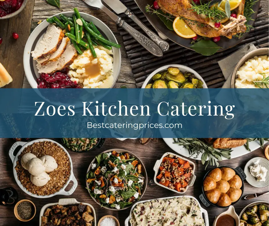 Zoes Kitchen Catering Menu