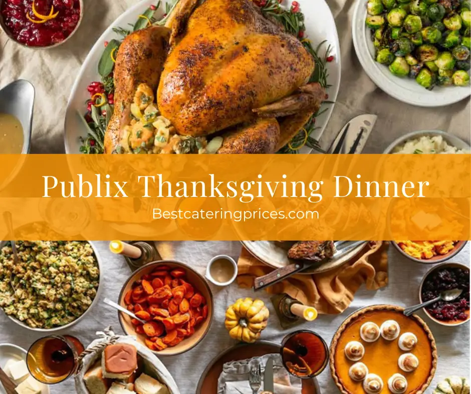 Publix Thanksgiving Dinner menu