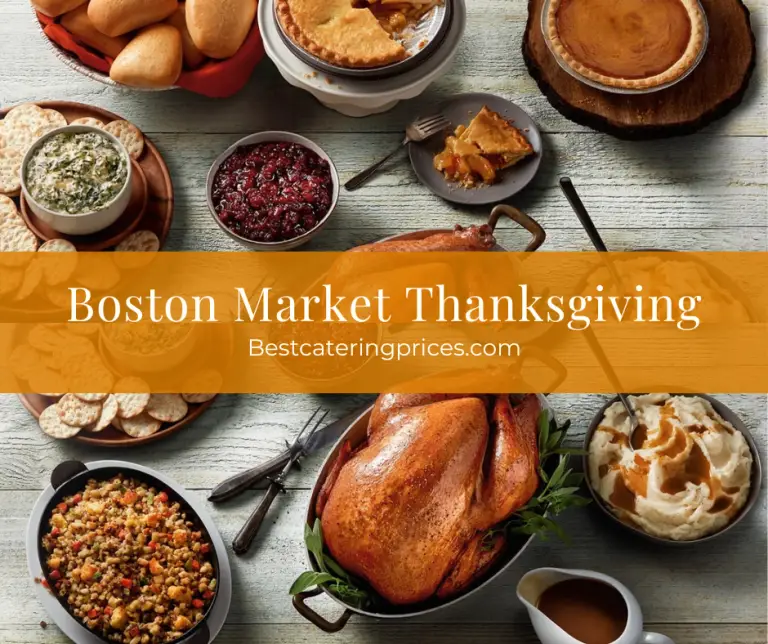 Boston Market Thanksgiving Dinner menu